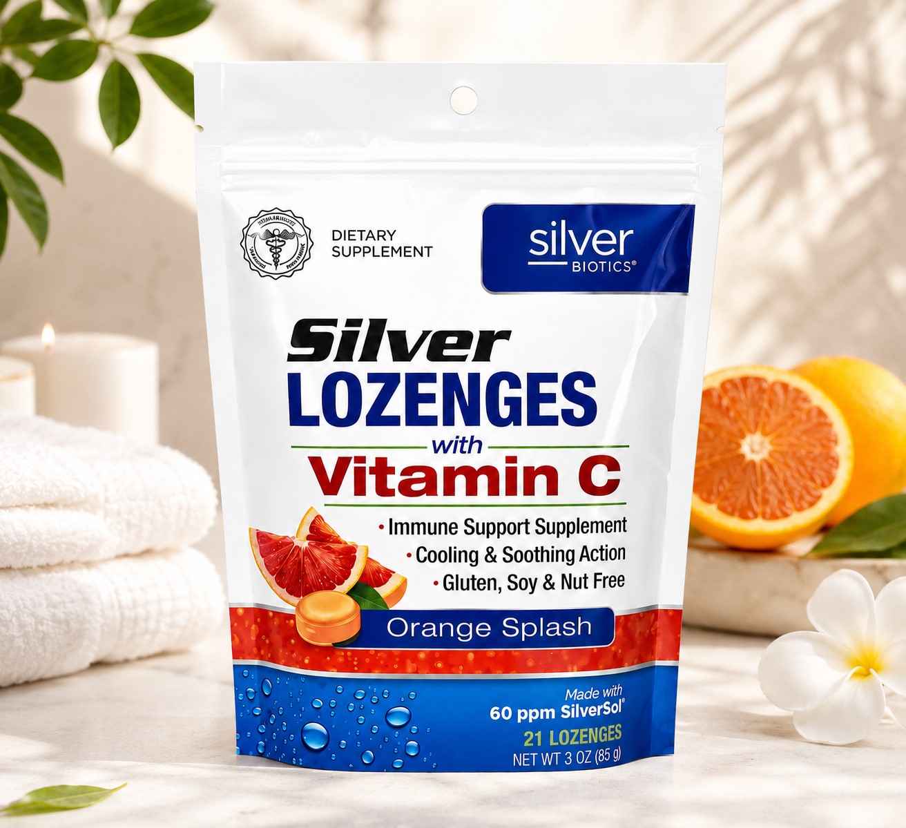 Silver Lozenges w/ Vitamin C